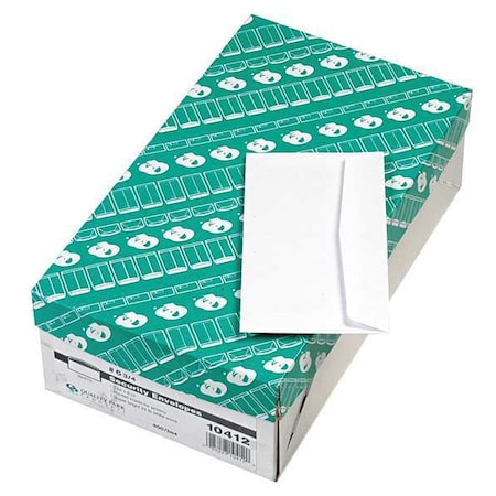 Business Envelope, White, Paper, PK500 MPN:QUA10412