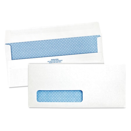 Business Envelope, White, Paper, PK500 MPN:QUA21418