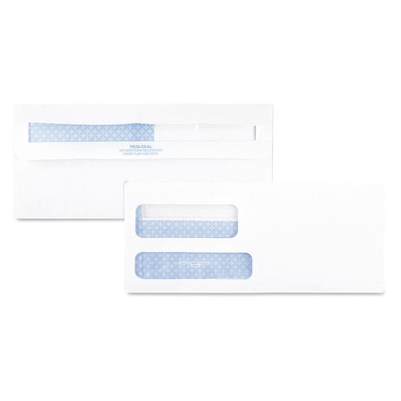 Dbl Window Envelope, White, Paper, PK500 MPN:QUA24529