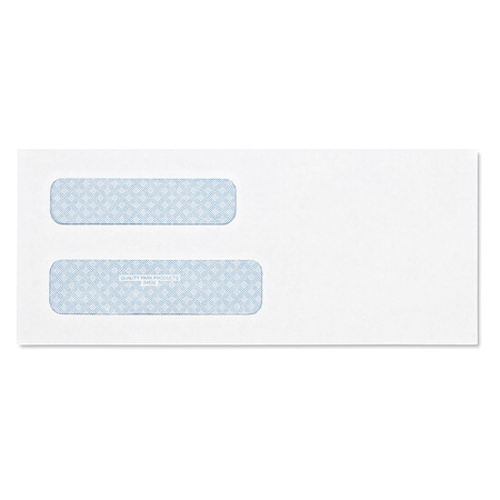Dbl Window Envelope, White, Paper, PK500 MPN:QUA24532