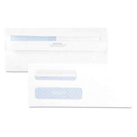 Dbl Window Envelope, White, Paper, PK500 MPN:QUA24539