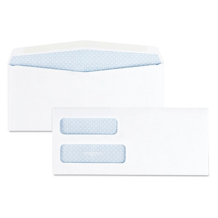 Dbl Window Envelope, White, Paper, PK500 MPN:QUA24550