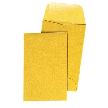 Coin Envelope, Light Brown, Kraft, PK500 MPN:QUA50160