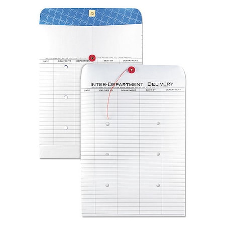 Interoffice Envelope, White, Paper, PK100 MPN:QUA63663