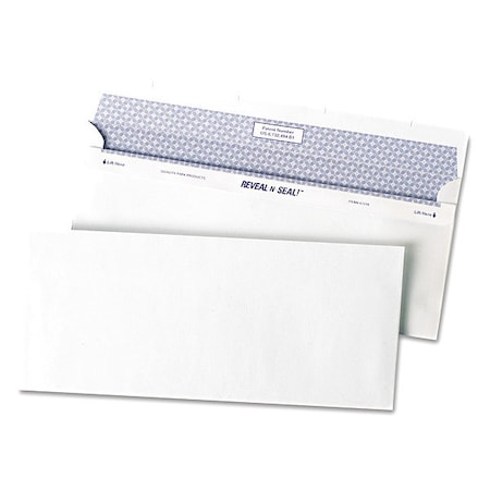 Business Envelope, White, Paper, PK500 MPN:QUA67218