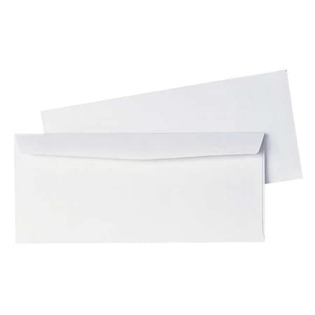 Business Envelope, White, Paper, PK1000 MPN:QUA90020B