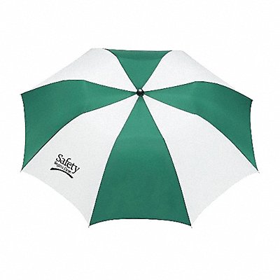 Umbrella 42 in Green/White Polyester MPN:9WTC10