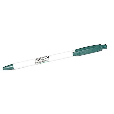 Pen, Safety Begins Here, Blue Ink, PK5 MPN:31830