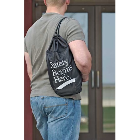 Backpack, Drawstring, Safety Begins Here MPN:N210/H