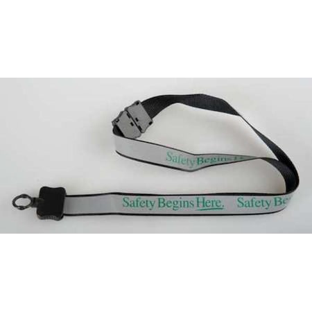 Lanyard, 16 in Gray, Green MPN:23GLYSH