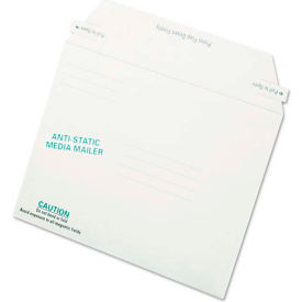 Quality ParkTM Antistatic Fiberboard Disk Mailers 6x8-5/8 White 25/Box 64126