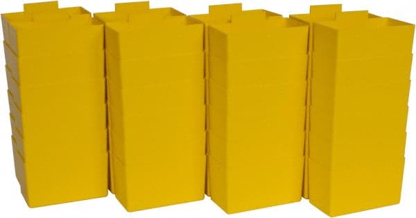 Bin Cup: Use with Quantum Storage Systems - Shelf Bin, Yellow MPN:QBC112YLCS - Pkg Qty 48