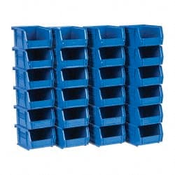 Plastic Hopper Stacking Bin: Blue MPN:QUS210BLCS - Pkg Qty 24