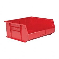 Plastic Hopper Stacking Bin: Red MPN:QUS250RDCS - Pkg Qty 6
