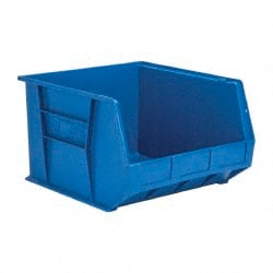 Plastic Hopper Stacking Bin: Blue MPN:QUS270BLCS - Pkg Qty 3