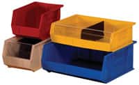 Plastic Hopper Stacking Bin: Ivory MPN:QUS270IVCS - Pkg Qty 3
