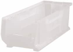 Plastic Hopper Stacking Bin: Clear MPN:QUS950CLCS - Pkg Qty 6