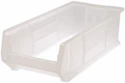 Plastic Hopper Stacking Bin: Clear MPN:QUS952CLCS - Pkg Qty 4