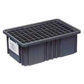 Quantum® Plastic Conductive Dividable Grid Container 10-7/8