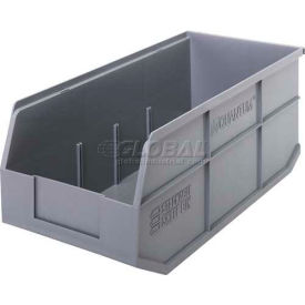 Quantum Storage Plastic Stackable Shelf Bin 18