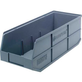 Quantum Storage Plastic Stackable Shelf Bin 20-1/2