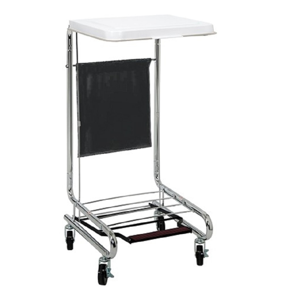 Quantum Single Bag Hamper, 20in x 18in x 38in, Silver/White MPN:18-M-HAMP