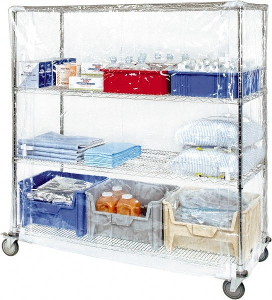 Wire Shelving Cover with Hook & Loop Closure: Use with Series WR MPN:CC183674CVV