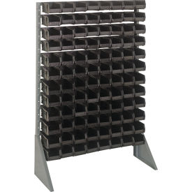 Quantum QRU-12S-220-96 Single Sided 12 Rail Unit With 96 QUS220 Ultra Stack & Hang Bins Black QRU-12S-220-96BK