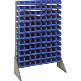 Quantum QRU-12S-220-96 Single Sided 12 Rail Unit With 96 QUS220 Ultra Stack & Hang Bins Blue QRU-12S-220-96BL