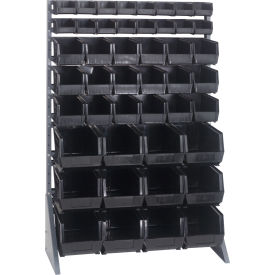 Quantum QRU-16S-220230240 Single Sided 16 Rail Unit w/ 16 QUS220 18 QUS230 12 QUS240 Bins Black QRU-16S-220230240BK