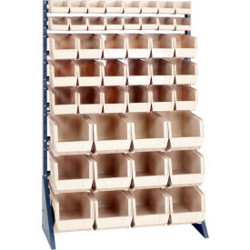 Quantum QRU-16S-220230240 Single Sided 16 Rail Unit w/ 16 QUS220 18 QUS230 12 QUS240 Bins Ivory QRU-16S-220230240IV