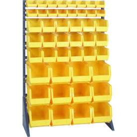 Quantum QRU-16S-220230240 Single Sided 16 Rail Unit w/ 16 QUS220 18 QUS230 12 QUS240 Bins Yellow QRU-16S-220230240YL