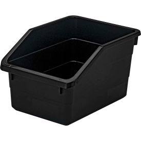 Plastic Heavy Duty Nesting Storage Shelf Bin NPB1076BK 7-1/2