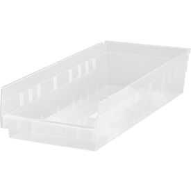 Plastic Nesting Storage Shelf Bin QSB104CL 6-5/8