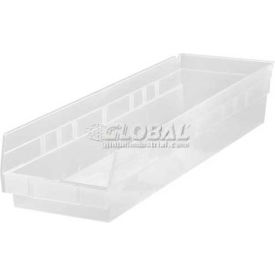 Plastic Nesting Storage Shelf Bin QSB106CL 6-5/8