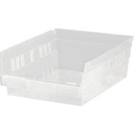 Plastic Nesting Storage Shelf Bin QSB107CL 8-3/8