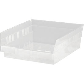 Plastic Nesting Storage Shelf Bin QSB109CL 11-1/8