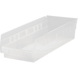 Plastic Nesting Storage Shelf Bin QSB110CL 11-1/8