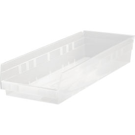 Plastic Nesting Storage Shelf Bin QSB116CL 11-1/8