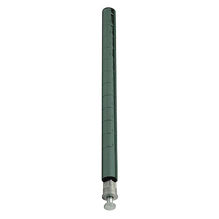 Wire Shlf Pst, 14 inx1 in, Quick-Adjust MPN:P14P