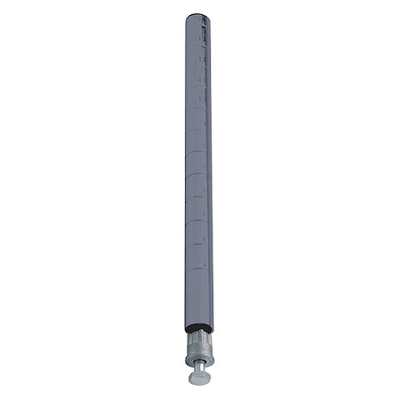 Wire Shlf Pst, 74 inx1 in, Quick-Adjust MPN:P74GY