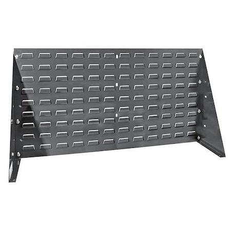 Steel Louvered Bench Rack, 8 in D x 20 in H x 36 in W, Gray MPN:QBR-3619