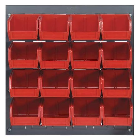 Steel Louvered Panel, 1/4 in D x 20 in H x 18 in W, Gray MPN:QLP-1819-210-16RD