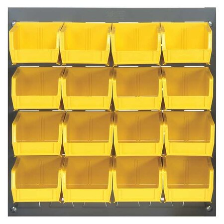 Steel Louvered Bench Rack, 1/4 in D x 20 in H x 18 in W, Gray MPN:QLP-1819-220-16YL