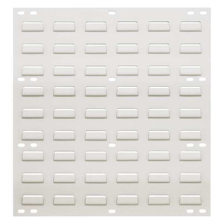 Steel Louvered Panel, 1/4 in D x 20 in H x 18 in W, White MPN:QLP-1819HC