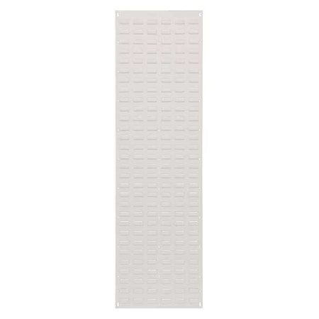 Steel Louvered Panel, 1/4 in D x 61 in H x 18 in W, White MPN:QLP-1861HC