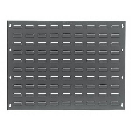 Steel Louvered Panel, 1/4 in D x 21 in H x 27 in W, Gray MPN:QLP-2721