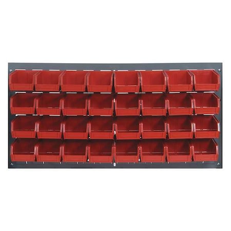 Steel Louvered Panel, 1/4 in D x 20 in H x 36 in W, Gray MPN:QLP-3619-210-32RD