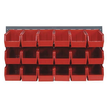 Steel Louvered Panel, 1/4 in D x 20 in H x 36 in W, Gray MPN:QLP-3619-230-18RD