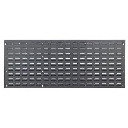 Steel Louvered Panel, 1 in D x 20 in H x 48 in W, Gray MPN:QLP-4819